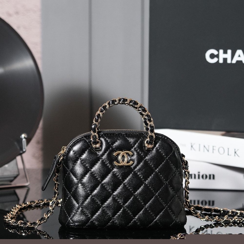 Ch*el top handle bags